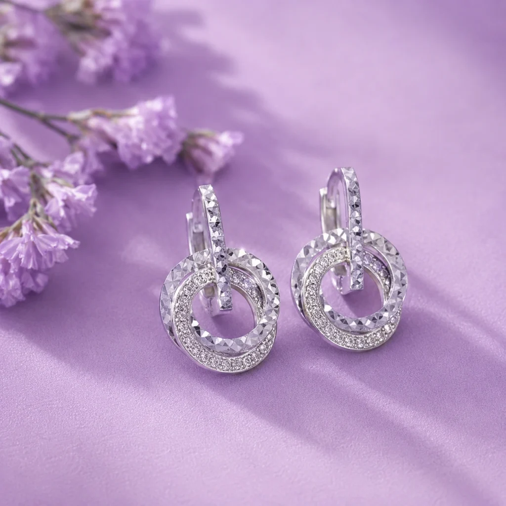 Bông tai Tinh Nguyệt Luân Hồi bạc S925 PIKI Jewelry
