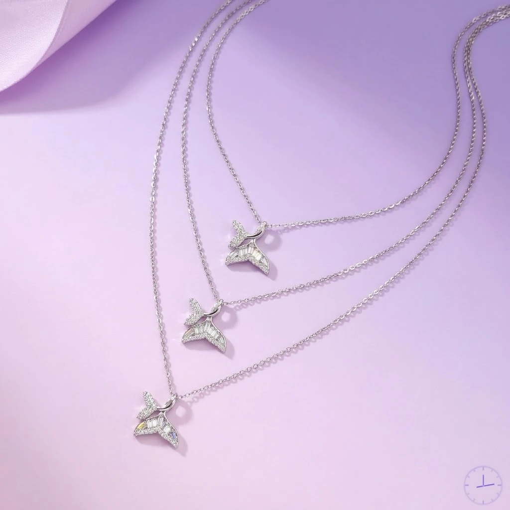 Dây chuyền Nguyệt Hạ Song Ngư bạc S925 PIKI Jewelry