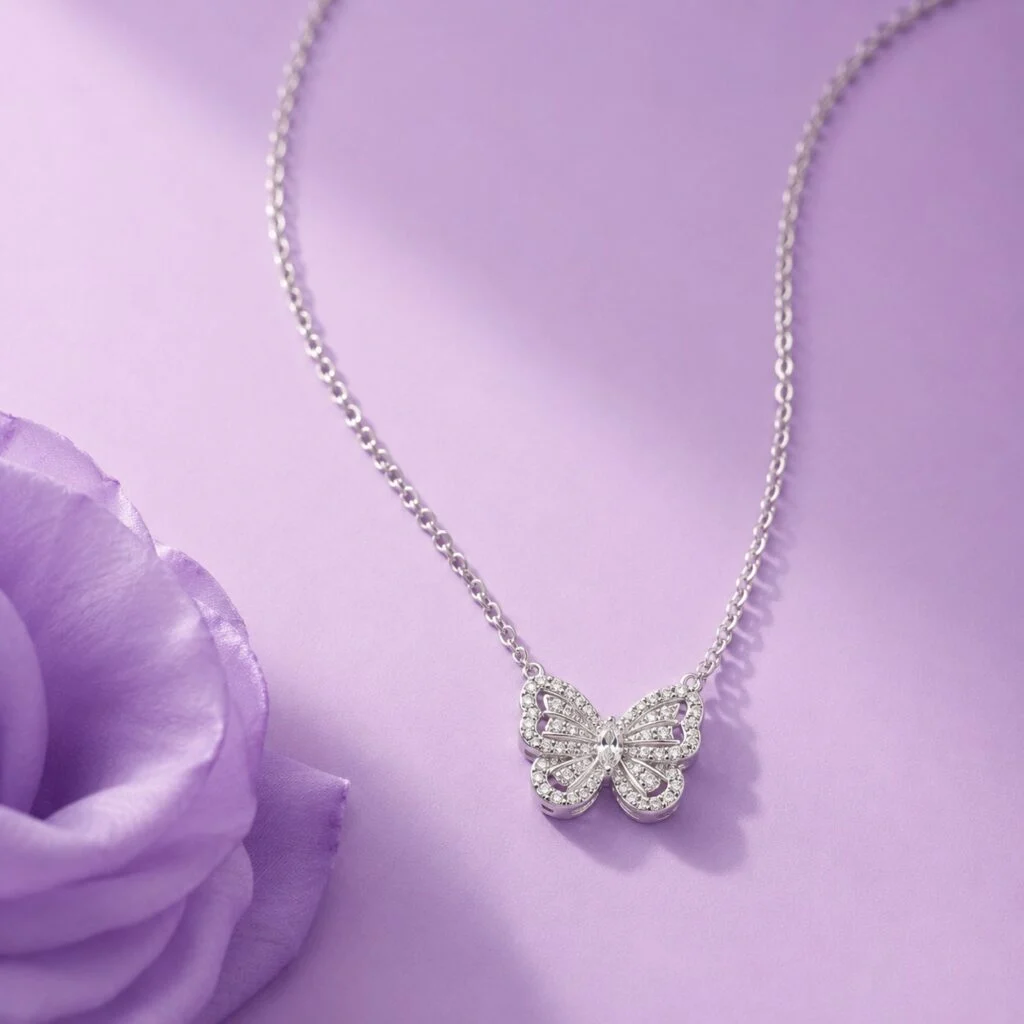 Dây chuyền Mộng Linh Điệp Vũ bạc S925 PIKI Jewelry